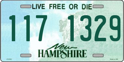 NH license plate 1171329