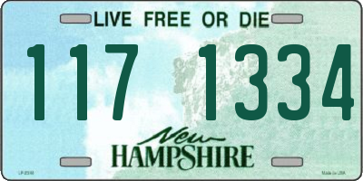 NH license plate 1171334