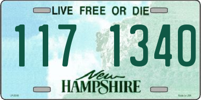 NH license plate 1171340