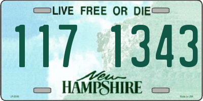 NH license plate 1171343