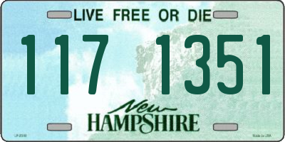 NH license plate 1171351