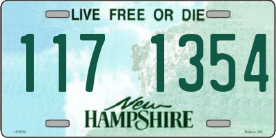 NH license plate 1171354