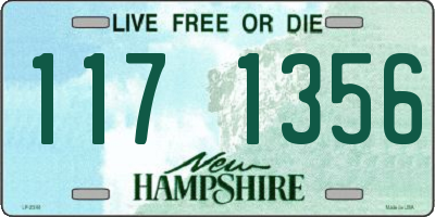 NH license plate 1171356