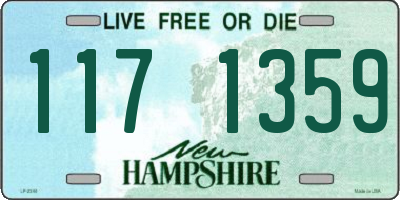 NH license plate 1171359