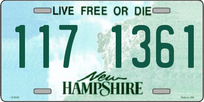 NH license plate 1171361
