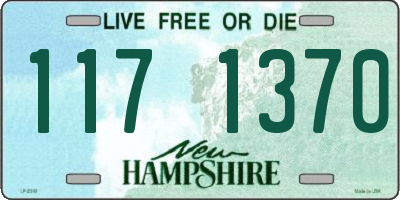 NH license plate 1171370