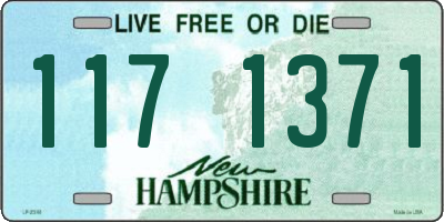 NH license plate 1171371