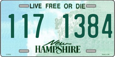 NH license plate 1171384