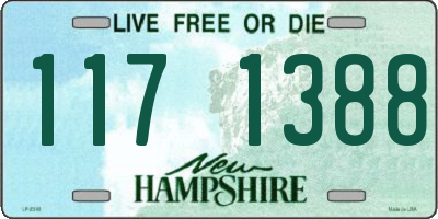 NH license plate 1171388