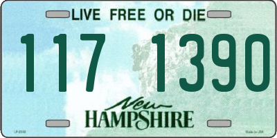 NH license plate 1171390