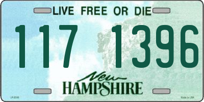 NH license plate 1171396