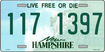 NH license plate 1171397
