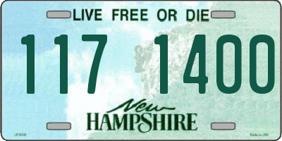 NH license plate 1171400