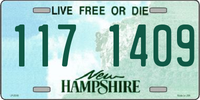NH license plate 1171409