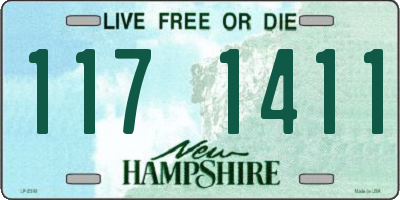 NH license plate 1171411
