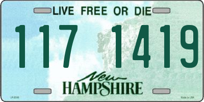 NH license plate 1171419