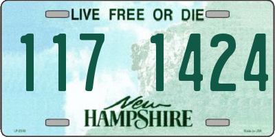 NH license plate 1171424