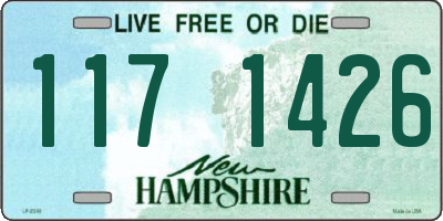 NH license plate 1171426