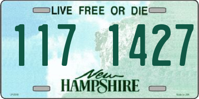 NH license plate 1171427