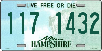 NH license plate 1171432