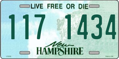 NH license plate 1171434