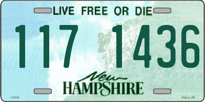 NH license plate 1171436