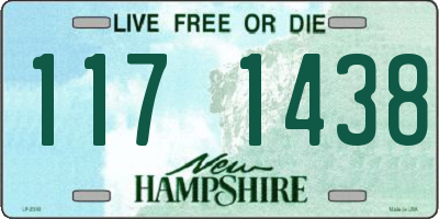 NH license plate 1171438