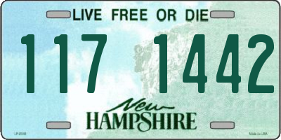 NH license plate 1171442