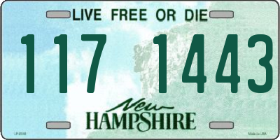 NH license plate 1171443