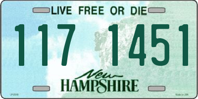 NH license plate 1171451