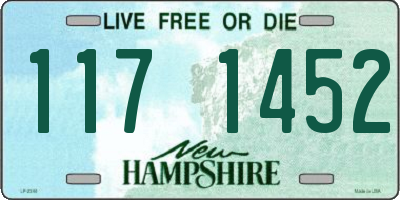 NH license plate 1171452