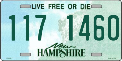 NH license plate 1171460