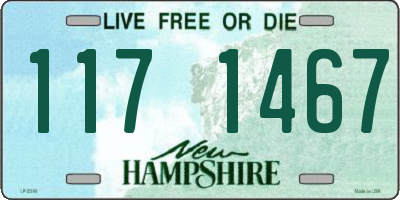 NH license plate 1171467