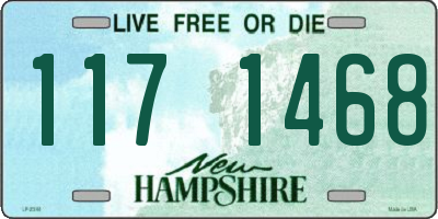 NH license plate 1171468