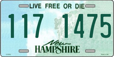NH license plate 1171475