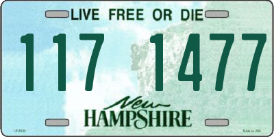 NH license plate 1171477