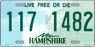 NH license plate 1171482