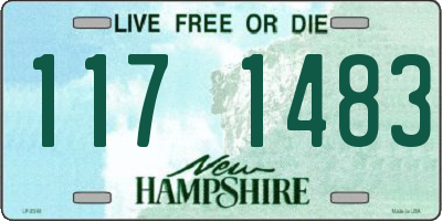 NH license plate 1171483