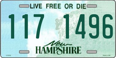 NH license plate 1171496