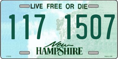 NH license plate 1171507