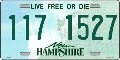 NH license plate 1171527