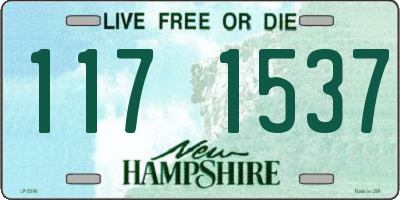 NH license plate 1171537