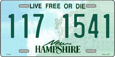 NH license plate 1171541