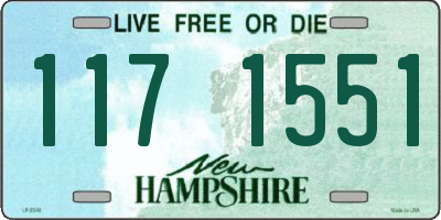 NH license plate 1171551