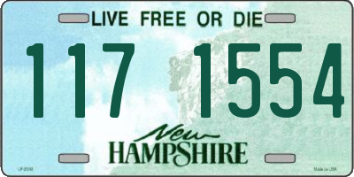 NH license plate 1171554