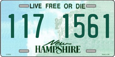 NH license plate 1171561