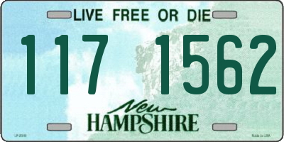NH license plate 1171562