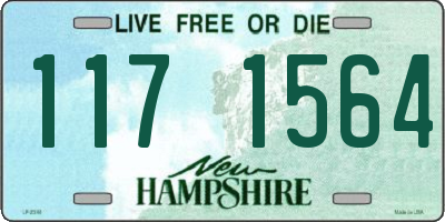 NH license plate 1171564