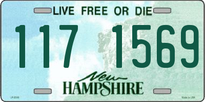 NH license plate 1171569