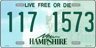NH license plate 1171573